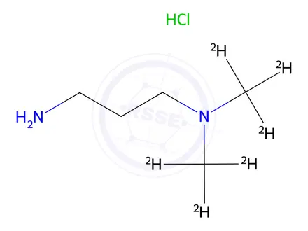 Chemical structure of N1,N1-bis(methyl-d3)propane-1,3-diamine hydrochloride