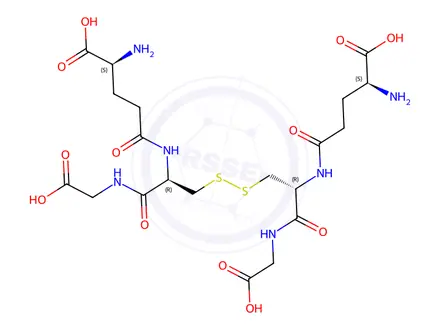 Chemical structure of Glutathione disulfide