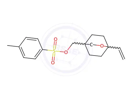 Chemical structure of (1-Vinyl-2-oxabicyclo[2.2.2]octan-4-yl)methyl 4-methylbenzenesulfonate