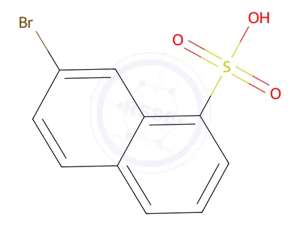 Chemical structure of 7-Bromonaphthalene-1-sulfonic acid