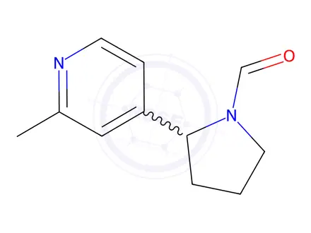 Chemical structure of 2-(2-Methylpyridin-4-yl)pyrrolidine-1-carbaldehyde