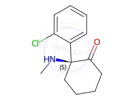 Chemical structure of Esketamine