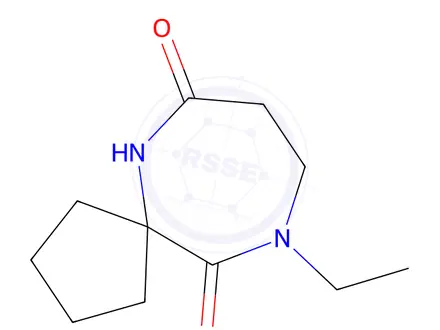 Chemical structure of 10-Ethyl-6,10-diazaspiro[4.6]undecane-7,11-dione