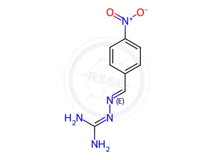 Chemical structure of 4-nitrobenzylidene aminoguanidine