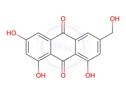Chemical structure of Citreorosein