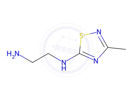 Chemical structure of N1-(3-methyl-1,2,4-thiadiazol-5-yl)ethane-1,2-diamine