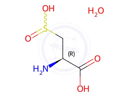 Chemical structure of Acetylcysteine Impurity 20(Monohydrate)