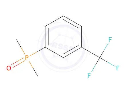 Chemical structure of Dimethyl(3-(trifluoromethyl)phenyl)phosphine oxide