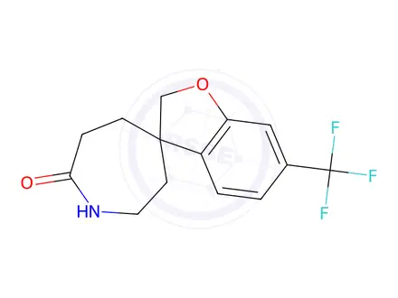 Chemical structure of 6'-(Trifluoromethyl)-2'H-spiro[azepane-4,3'-benzofuran]-7-one