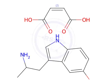 Chemical structure of α-Methyl Serotonin Maleate Salt
