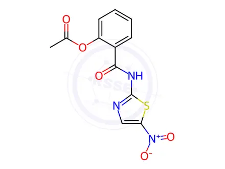 Chemical structure of Nitazoxanide