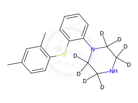 Chemical structure of Vortioxetine-d8