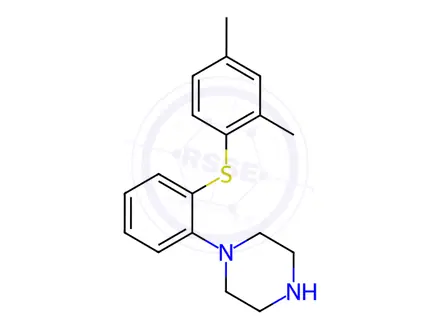 Chemical structure of Vortioxetine