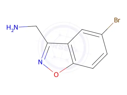 Chemical structure of (5-bromobenzo[d]isoxazol-3-yl)methanamine