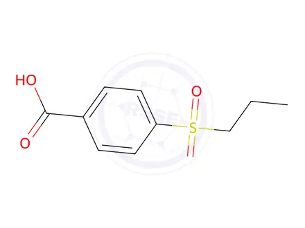 Chemical structure of 4-(Propane-1-sulfonyl)benzoic Acid