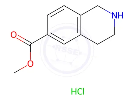 Chemical structure of Methyl 1,2,3,4-Tetrahydroisoquinoline-6-carboxylate Hydrochloride