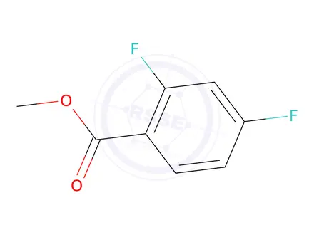 Chemical structure of 2,4-Difluoro-benzoic acid methyl ester