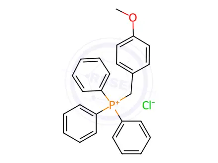 Chemical structure of [(4-Methoxyphenyl)methyl]triphenylphosphonium Chloride