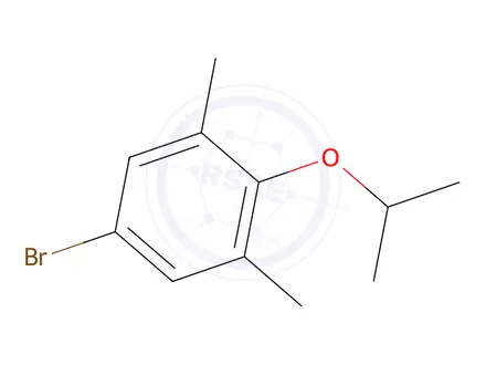 Chemical structure of 5-Bromo-1,3-dimethyl-2-(propan-2-yloxy)benzene