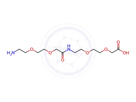 Chemical structure of Semaglutide Impurity 7 (AEEA-AEEA)