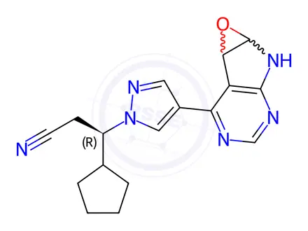 Chemical structure of Ruxolitinib Phosphate Impurity 88