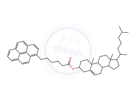 Chemical structure of Cholesteryl (pyren-1-yl)hexanoate