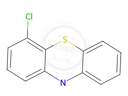 Chemical structure of 10-Allyl-4-chloro-phenothiazine
