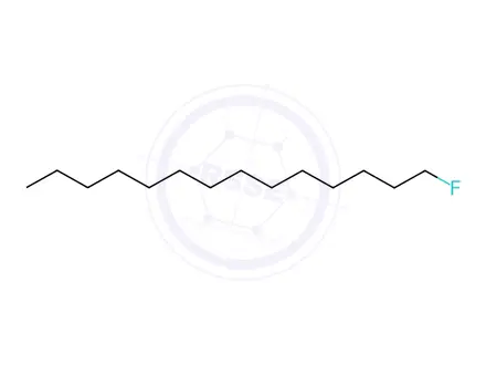 Chemical structure of n-Tetradecyl fluoride