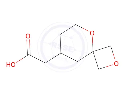 Chemical structure of 2-(2,5-Dioxaspiro[3.5]Nonan-8-yl)acetic acid