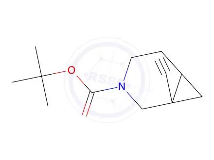 Chemical structure of Tert-butyl 1-ethynyl-3-azabicyclo[4.1.0]Heptane-3-carboxylate