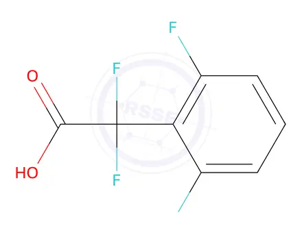 Chemical structure of 2-(2,6-difluorophenyl)-2,2-difluoroacetic acid