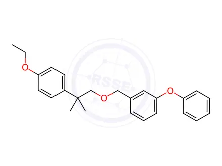 Chemical structure of Etofenprox