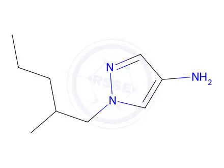 Chemical structure of 1-(2-Methylpentyl)-1h-pyrazol-4-amine