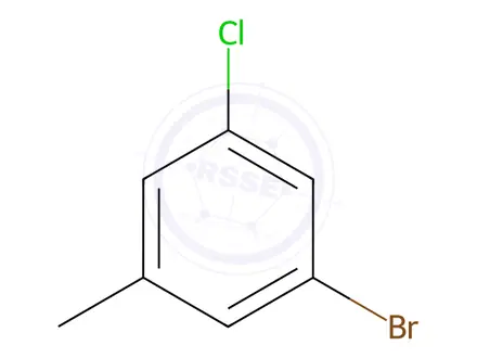 Chemical structure of 3-Bromo-5-chlorotoluene