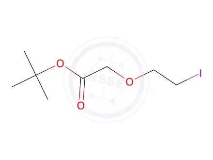 Chemical structure of tert-Butyl 2-(2-iodoethoxy)acetate