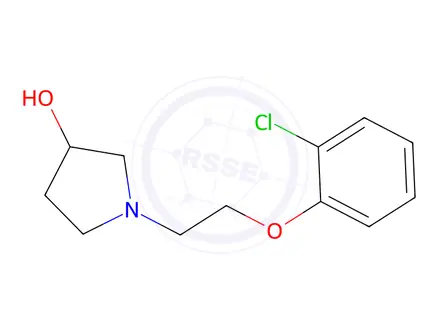 Chemical structure of 1-[2-(2-chlorophenoxy)ethyl]pyrrolidin-3-ol