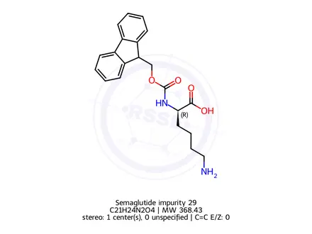 Chemical structure of Semaglutide Impurity 326