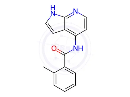 Chemical structure of Benzamide, 2-methyl-N-1H-pyrrolo[2,3-b]pyridin-4-yl-(9CI)