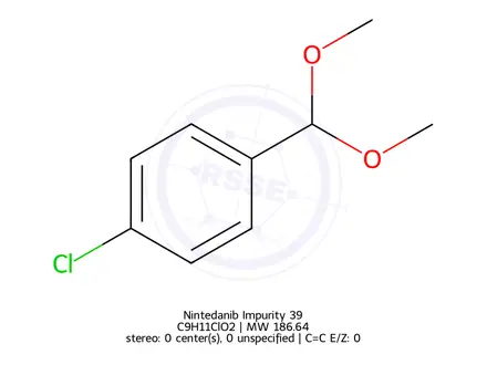 Chemical structure of Nintedanib Impurity 214