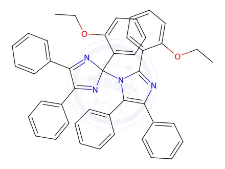 Chemical structure of 2-(o-Ethoxy)-4,5-diphenylimidazole-1,2'-dimer