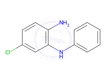 Chemical structure of 5-Chloro-N1-phenylbenzene-1,2-diamine