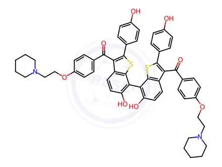 Chemical structure of Raloxifene Impurity 10