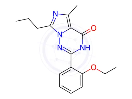 Chemical structure of Desulfovardenafil