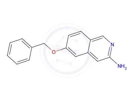 Chemical structure of 6-(Benzyloxy)isoquinolin-3-amine
