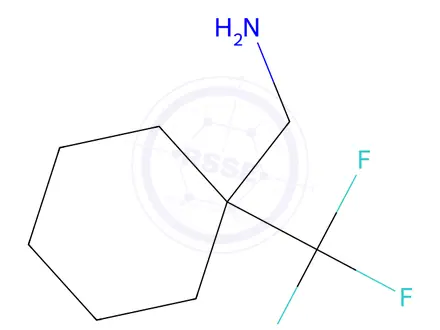 Chemical structure of (1-(trifluoromethyl)cyclohexyl)methanamine