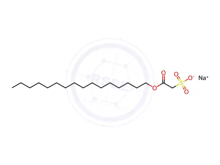 Chemical structure of (Sodium 2-oxo-2-(hexadecyloxy)ethane-1-sulfonate)
