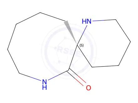 Chemical structure of (6S)-1,8-diazaspiro[5.7]tridecan-7-one