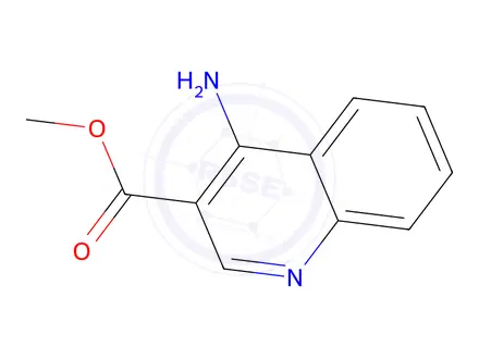 Chemical structure of Methyl 4-amino-3-quinolinecarboxylate