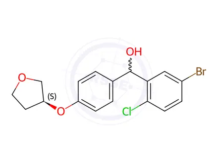 Chemical structure of Empagliflozin 5-Bromo Hydroxy Analog