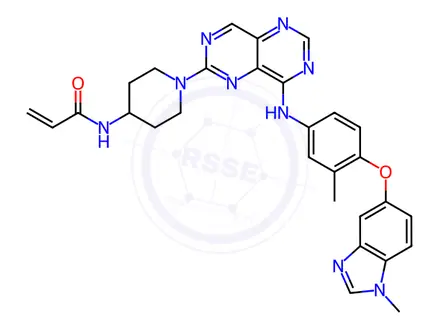 Chemical structure of Zongertinib